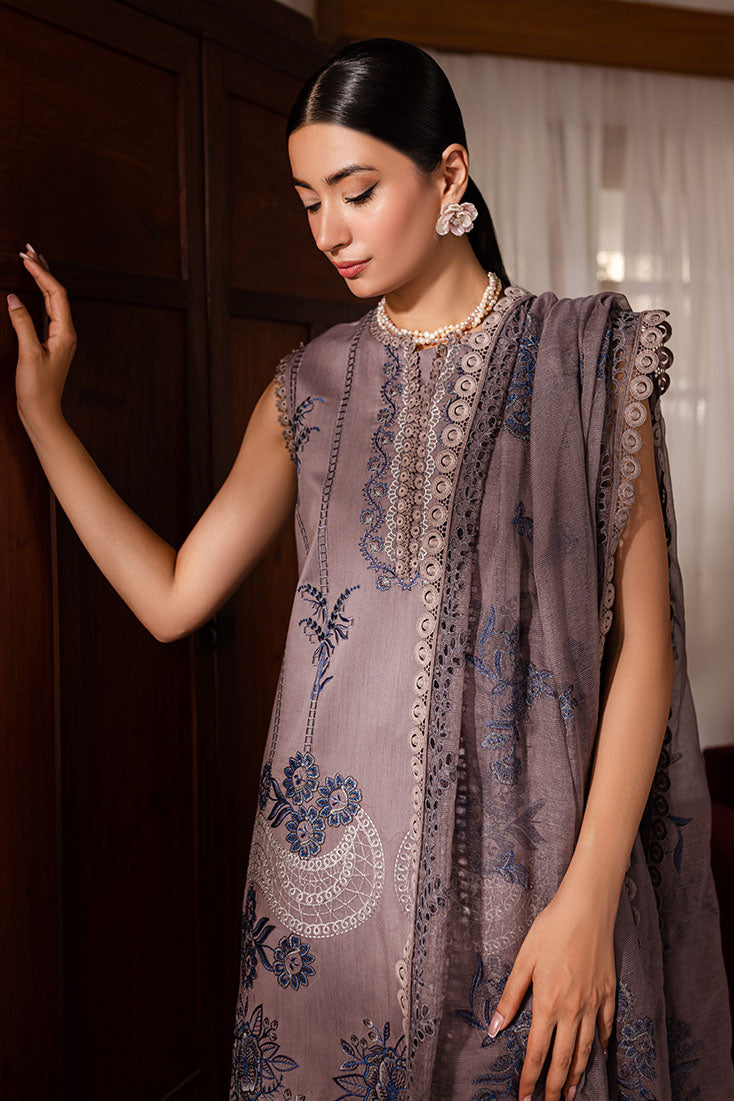 Marjjan | Aangan Embroidered Viscose |   PEV-22 B (GREY) by Marjjan - Designer Dress - Type: Ladies Clothes - Available at Libayah - 100% Original