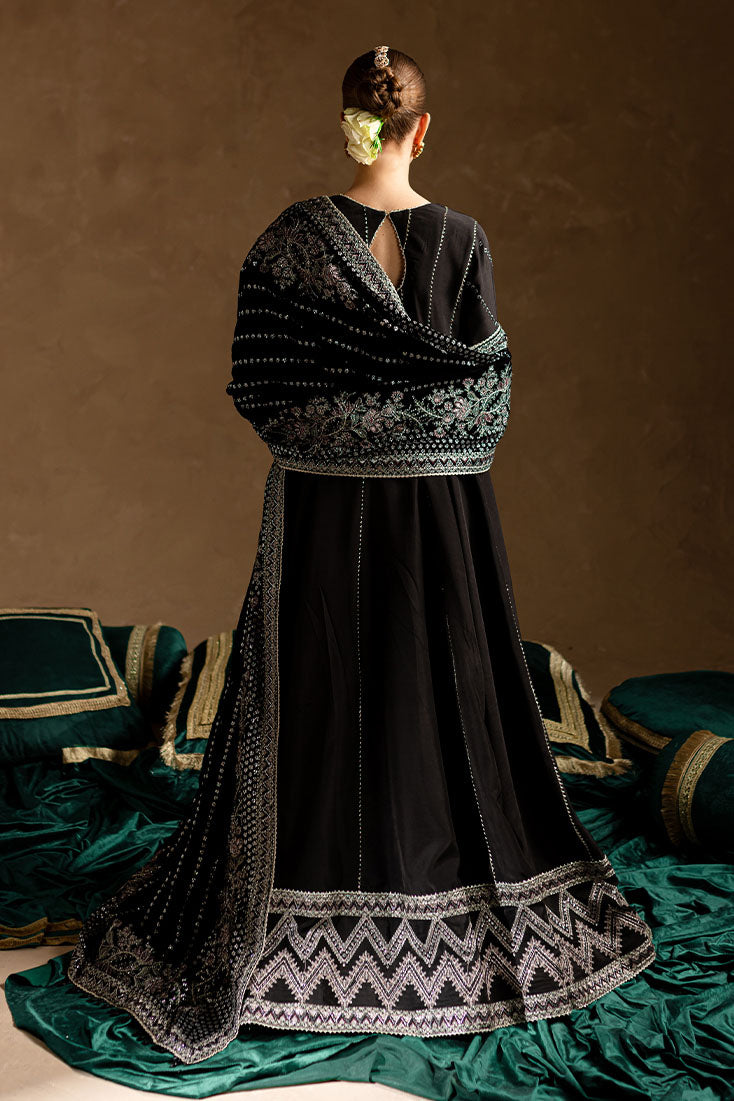 Marjjan | De Rose Velvet | MRV-14 (BLACK) by Marjjan - Designer Dress - Type: Ladies Clothes - Available at Libayah - 100% Original