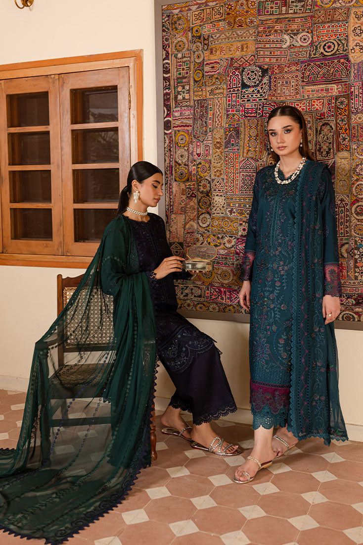 Marjjan | Aangan Embroidered Viscose |  PEV-20 B (ZINC) by Marjjan - Designer Dress - Type: Ladies Clothes - Available at Libayah - 100% Original