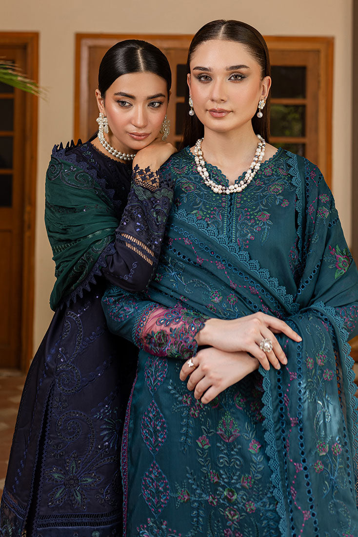 Marjjan | Aangan Embroidered Viscose |  PEV-20 B (ZINC) by Marjjan - Designer Dress - Type: Ladies Clothes - Available at Libayah - 100% Original