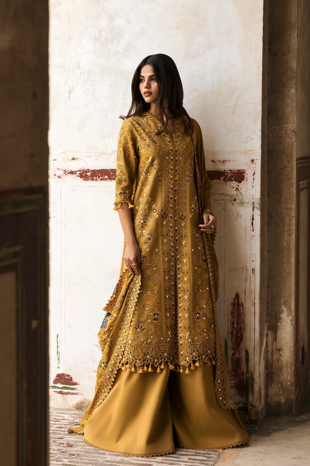 Afrozeh | Mulaqaat Lawn | Wafa by Afrozeh - Designer Dress - Type: Ladies Clothes - Available at Libayah - 100% Original