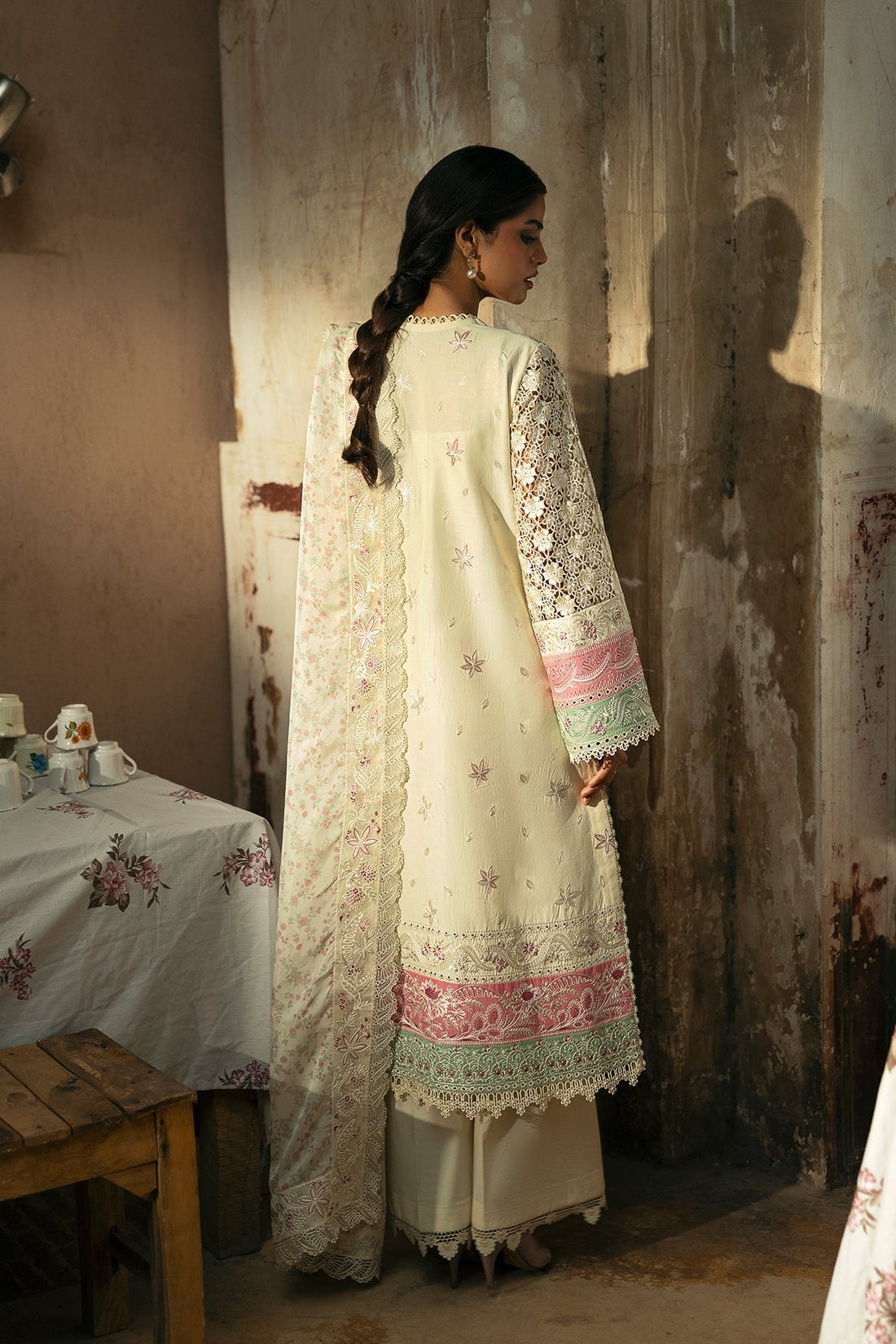 Afrozeh | Mulaqaat Lawn | Mohabbat by Afrozeh - Designer Dress - Type: Ladies Clothes - Available at Libayah - 100% Original