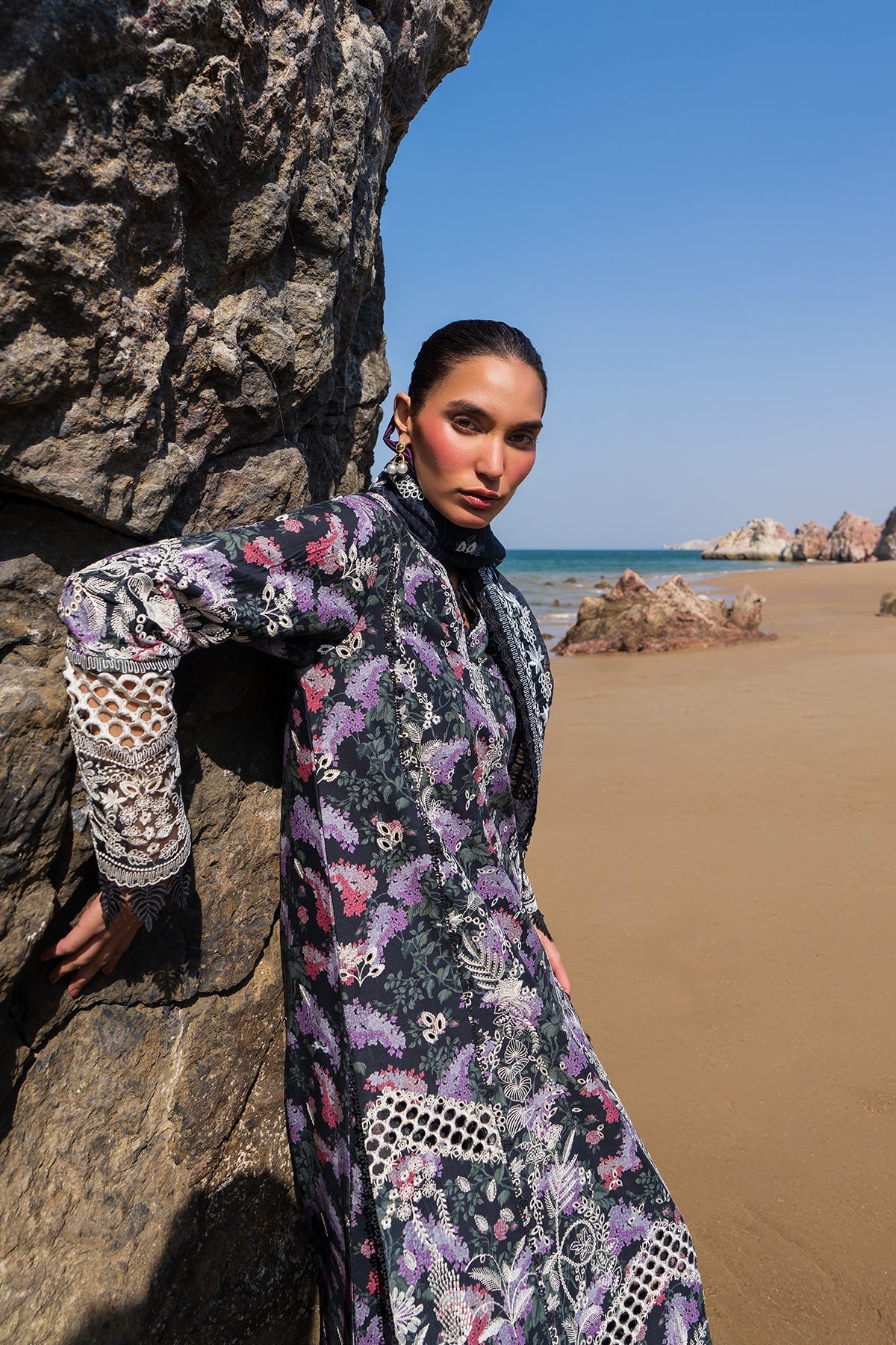 Afrozeh | Endless Summer | Velour by Afrozeh - Designer Dress - Type: Ladies Clothes - Available at Libayah - 100% Original