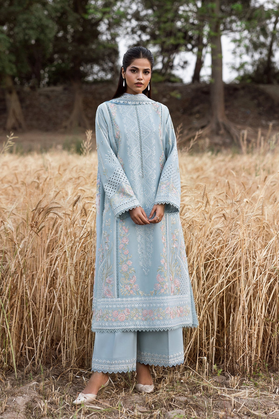 Afrozeh | Mulaqaat Lawn | Sukoon by Afrozeh - Designer Dress - Type: Ladies Clothes - Available at Libayah - 100% Original