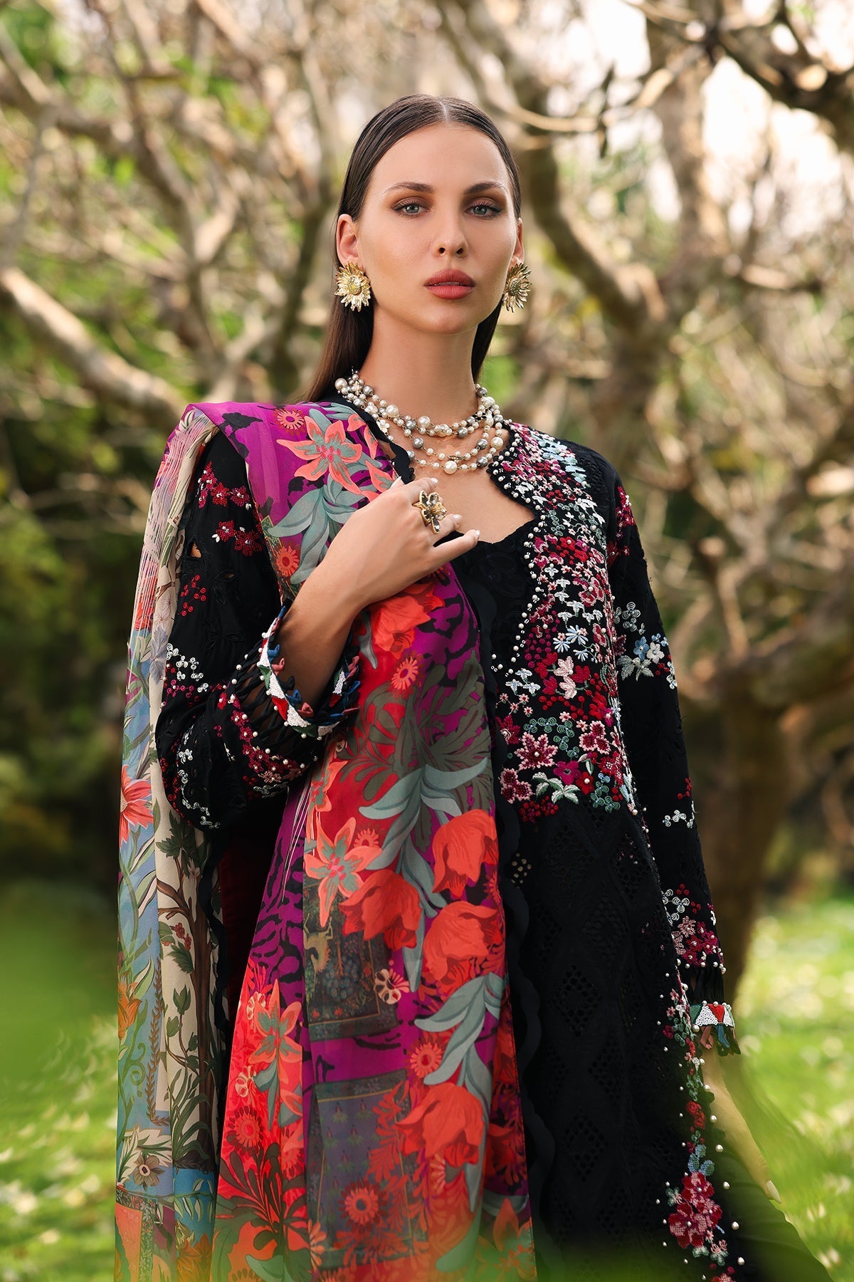 Afrozeh | Lawn 25 | Elva by Afrozeh - Designer Dress - Type: Ladies Clothes - Available at Libayah - 100% Original