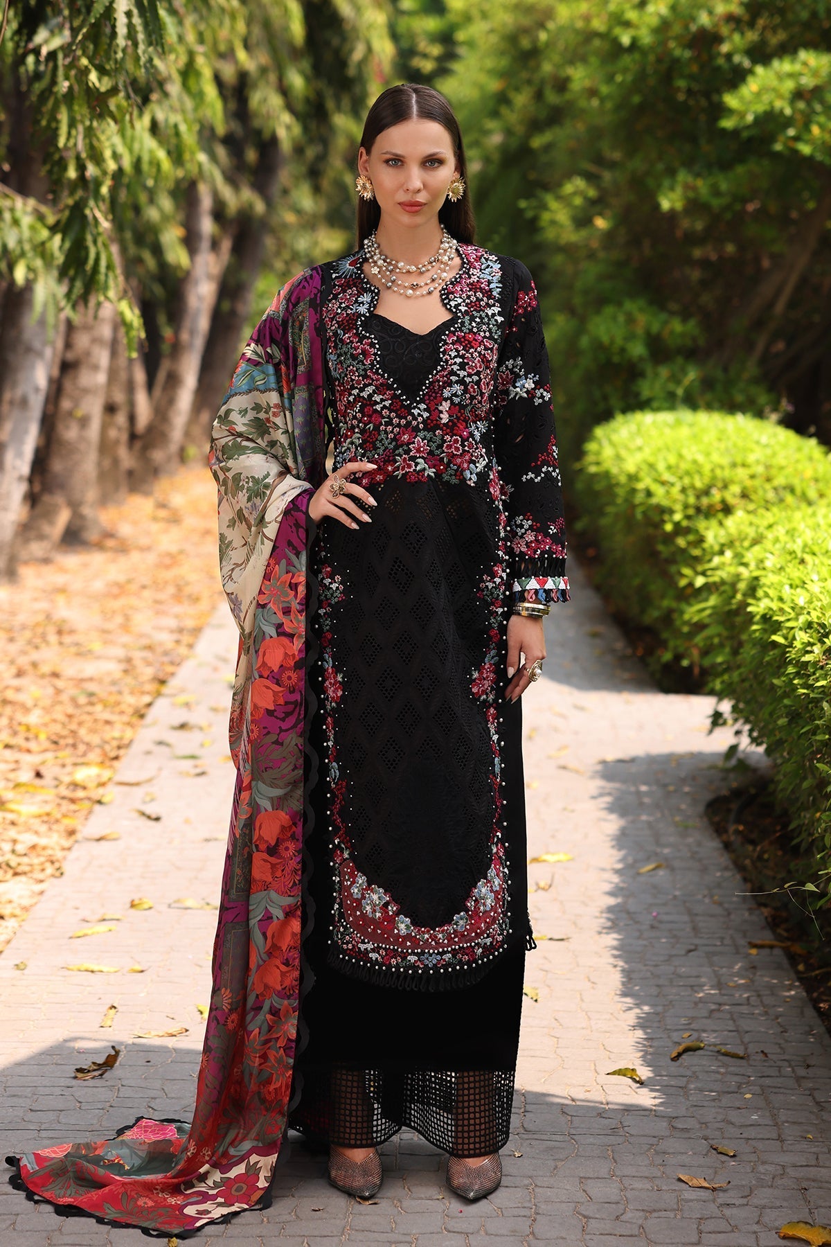 Afrozeh | Lawn 25 | Elva by Afrozeh - Designer Dress - Type: Ladies Clothes - Available at Libayah - 100% Original
