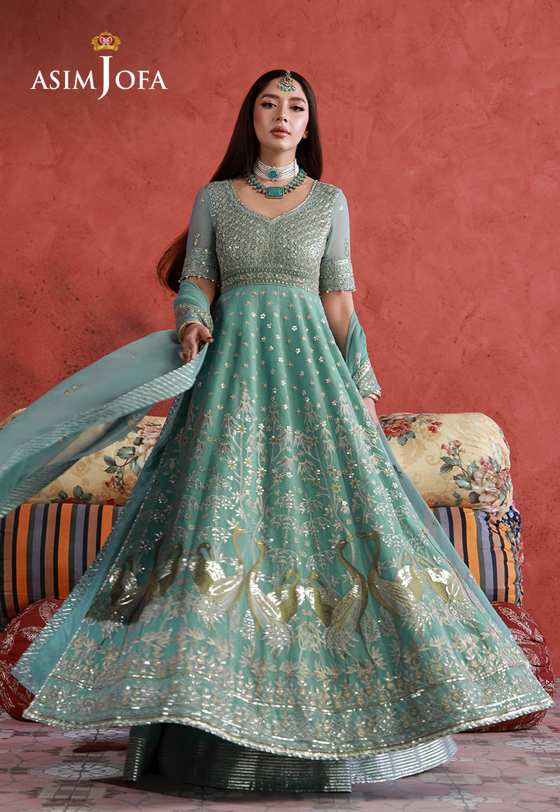 Asim Jofa | Wedding Festive Collection | AJULN-04 by Asim Jofa - Designer Dress  - Type : Ladies Clothes - Available at Libayah - 100% Original 