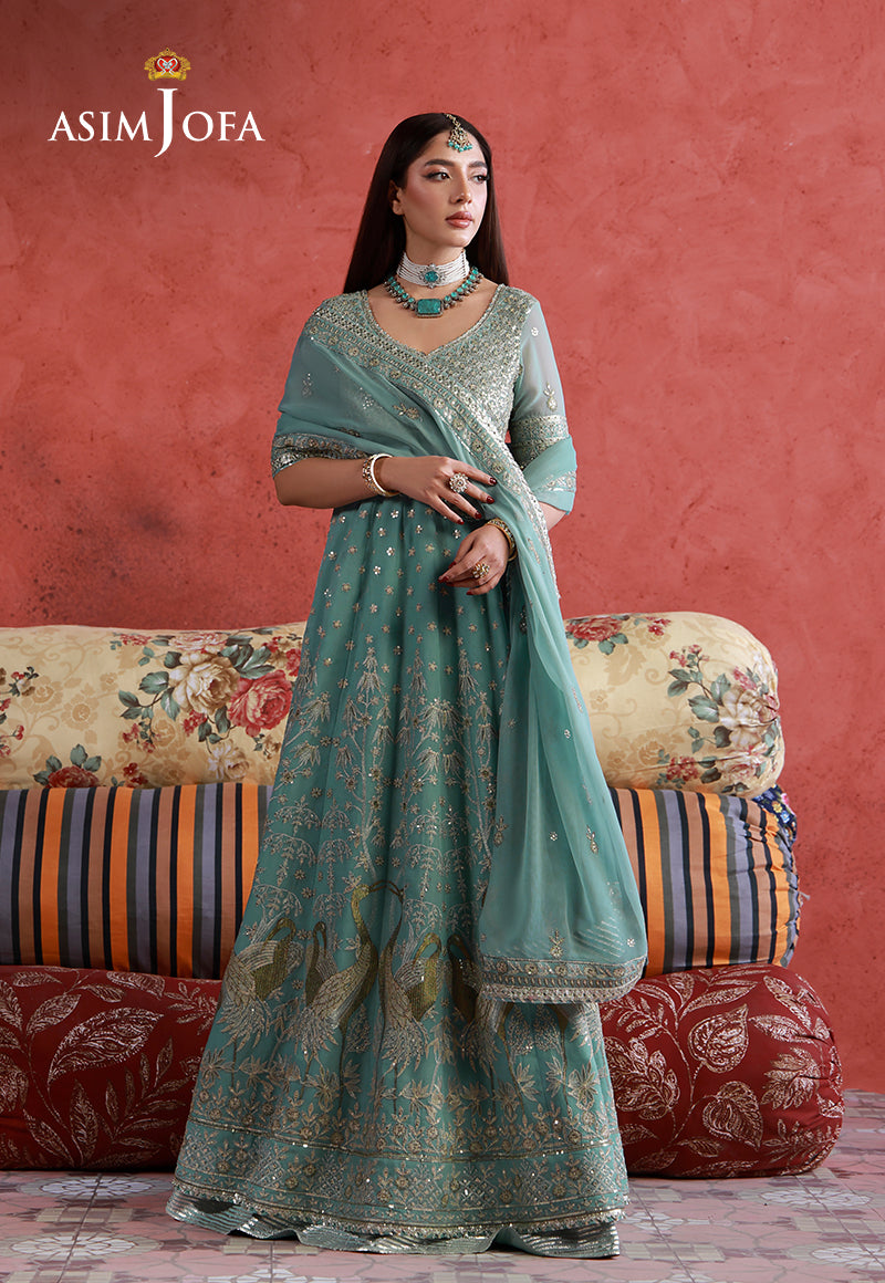 Asim Jofa | Wedding Festive Collection | AJULN-04 by Asim Jofa - Designer Dress  - Type : Ladies Clothes - Available at Libayah - 100% Original 