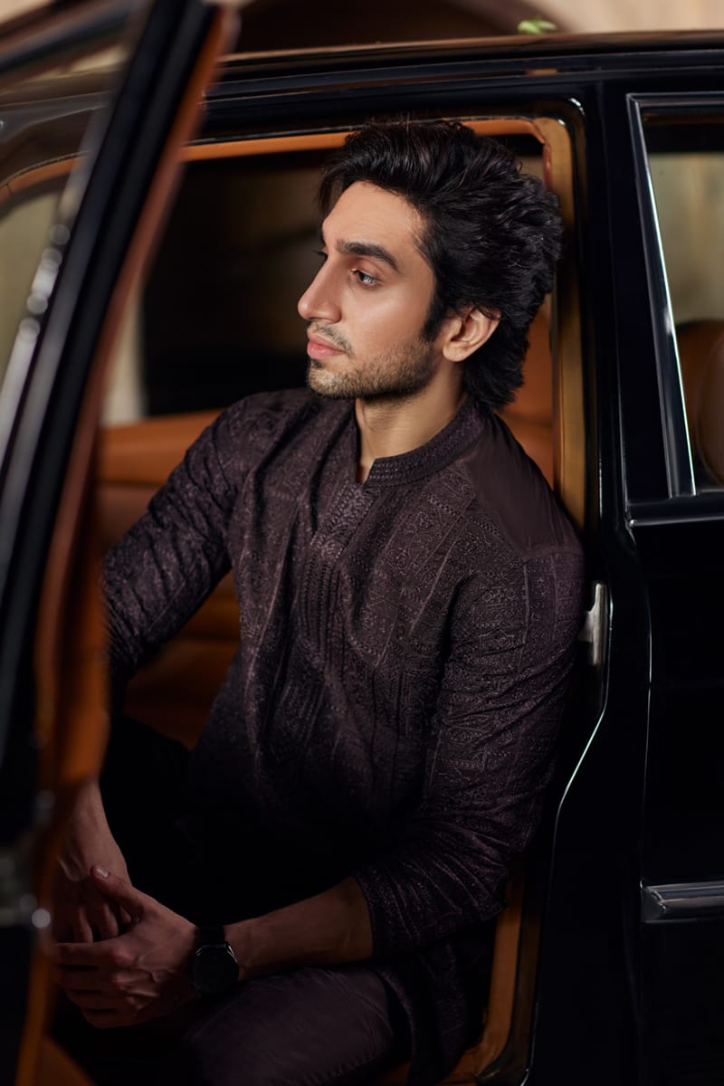 Pakistani Menswear | Qalamkar | BQ-06 by Qalamkar - Designer Dress - Type: MensWear - Available at Libayah - 100% Original