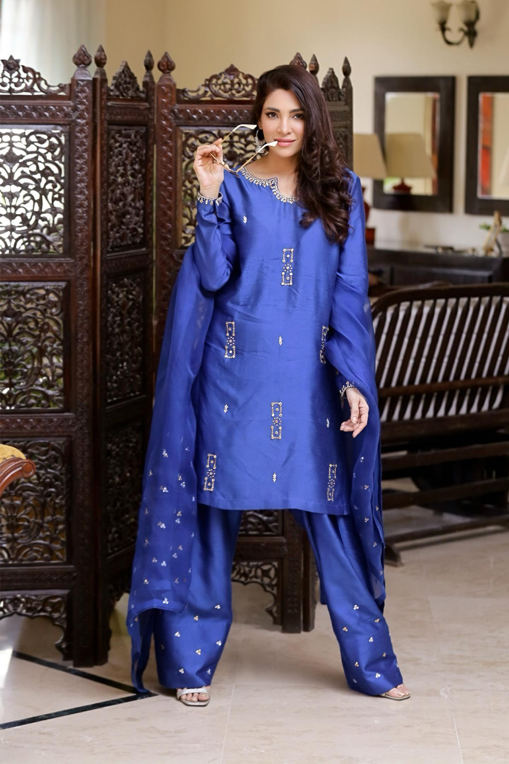 Mona Imran | Ezel Eid 25 | Meherbano by Mona Imran - Designer Dress - Type: Ladies Clothes - Available at Libayah - 100% Original