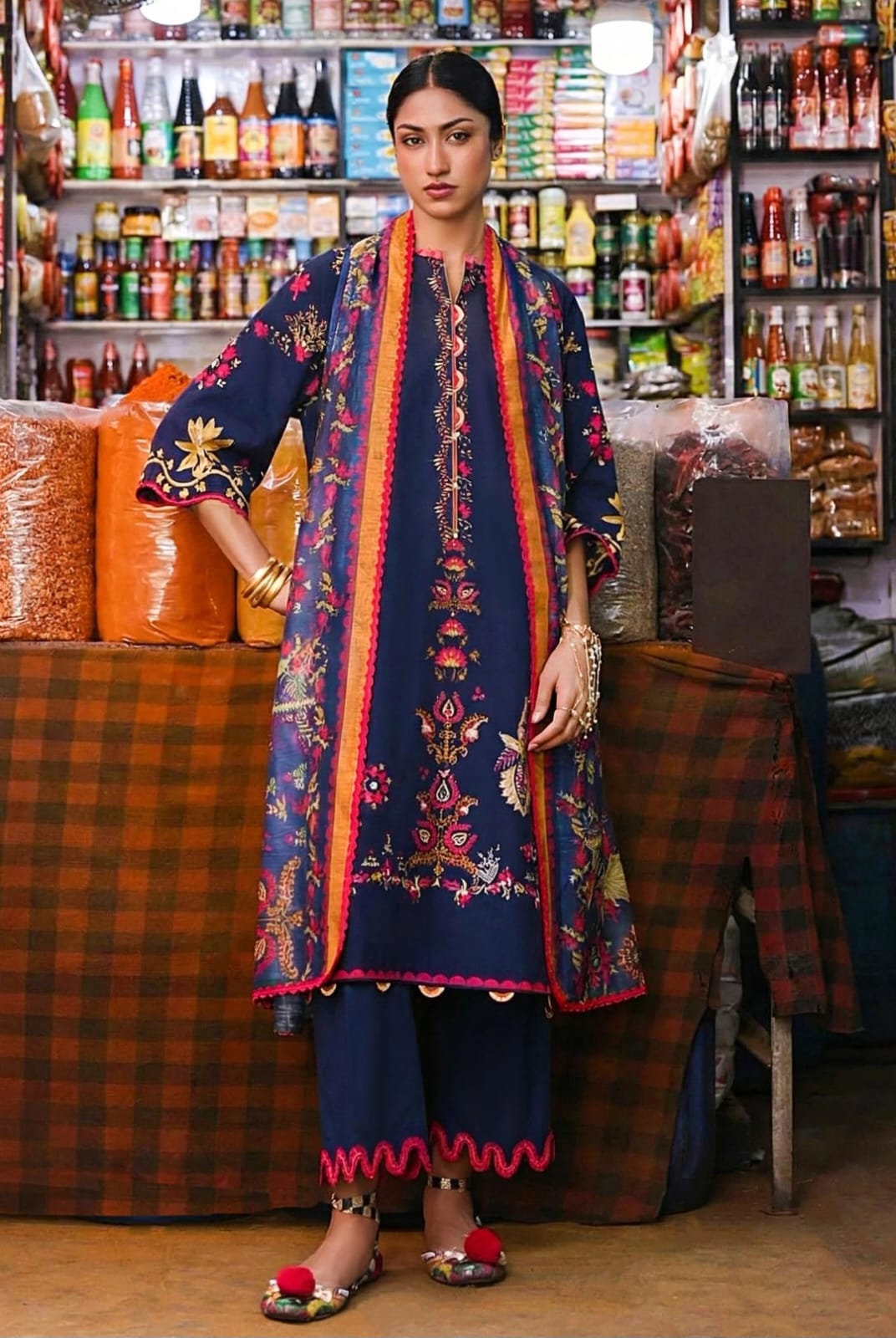 Sana Safinaz | Mahay Summer | H262-002A-3AG - Designer Dress - Type : Ladies Clothes - Available at Libayah - 100% Original