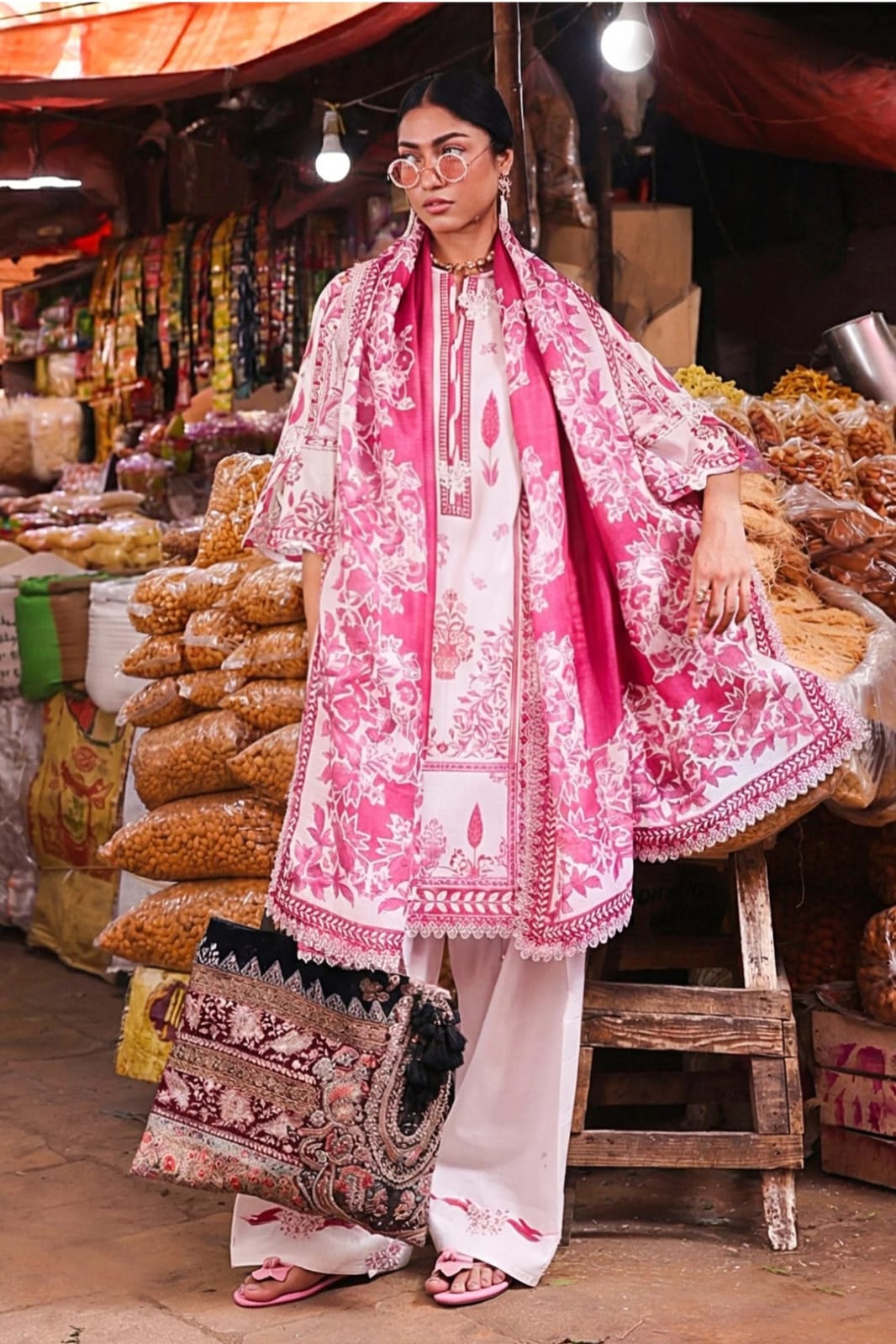 Sana Safinaz | Mahay Summer | H262-004B-3CS by Sana Safinaz - Designer Dress  - Type : Ladies Clothes - Available at Libayah - 100% Original 