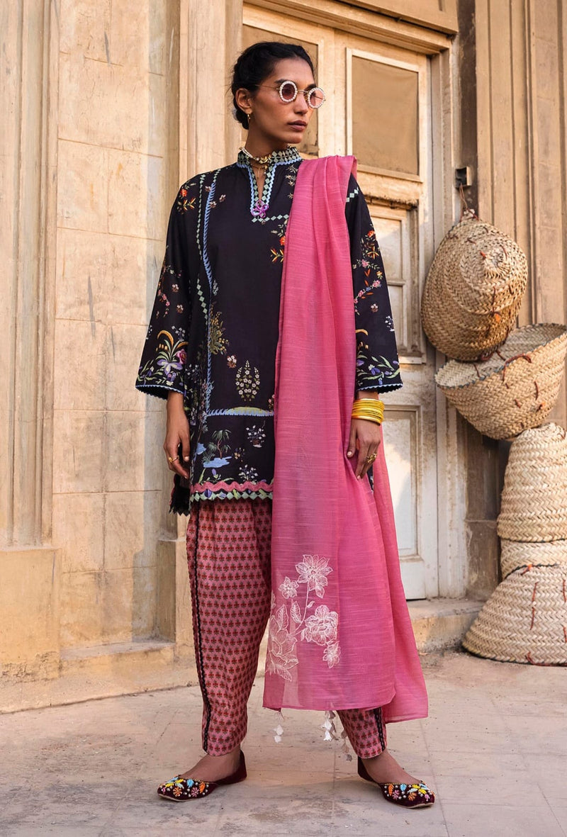 Sana Safinaz | Mahay Summer | H262-005A-3CG by Sana Safinaz - Designer Dress  - Type : Ladies Clothes - Available at Libayah - 100% Original 
