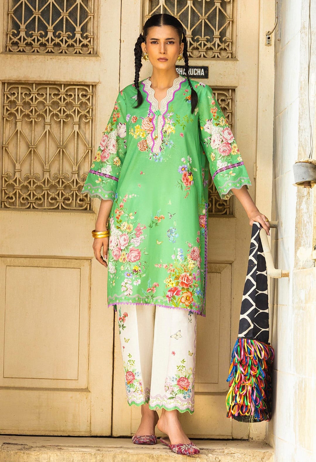 Sana Safinaz | Mahay Summer | H262-003A-2AC by Sana Safinaz - Designer Dress  - Type : Ladies Clothes - Available at Libayah - 100% Original 
