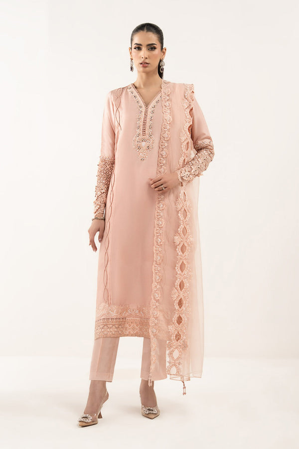 Maria B | Luxury Formals | SF-EF26-26-Pink by Maria B - Designer Dress  - Type : Ladies Clothes - Available at Libayah - 100% Original 