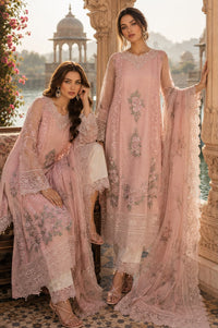 Saadia Asad | Nooriyah Luxury Chiffon | D2 - Satin Rose by Saadia Asad - Designer Dress  - Type : Ladies Clothes - Available at Libayah - 100% Original 