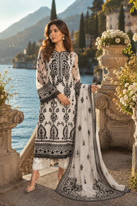 Saadia Asad | Nooriyah Luxury Chiffon | D4 - Monochrome Muse by Saadia Asad - Designer Dress  - Type : Ladies Clothes - Available at Libayah - 100% Original 