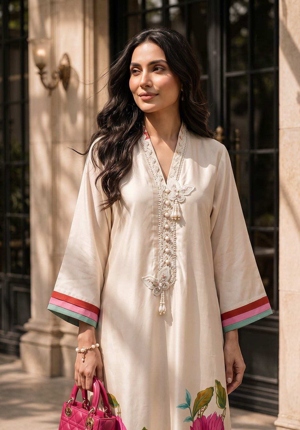 Zarqash | Silk Edit 26 | Jardin Eclat by Zarqash - Designer Dress  - Type : Ladies Clothes - Available at Libayah - 100% Original 