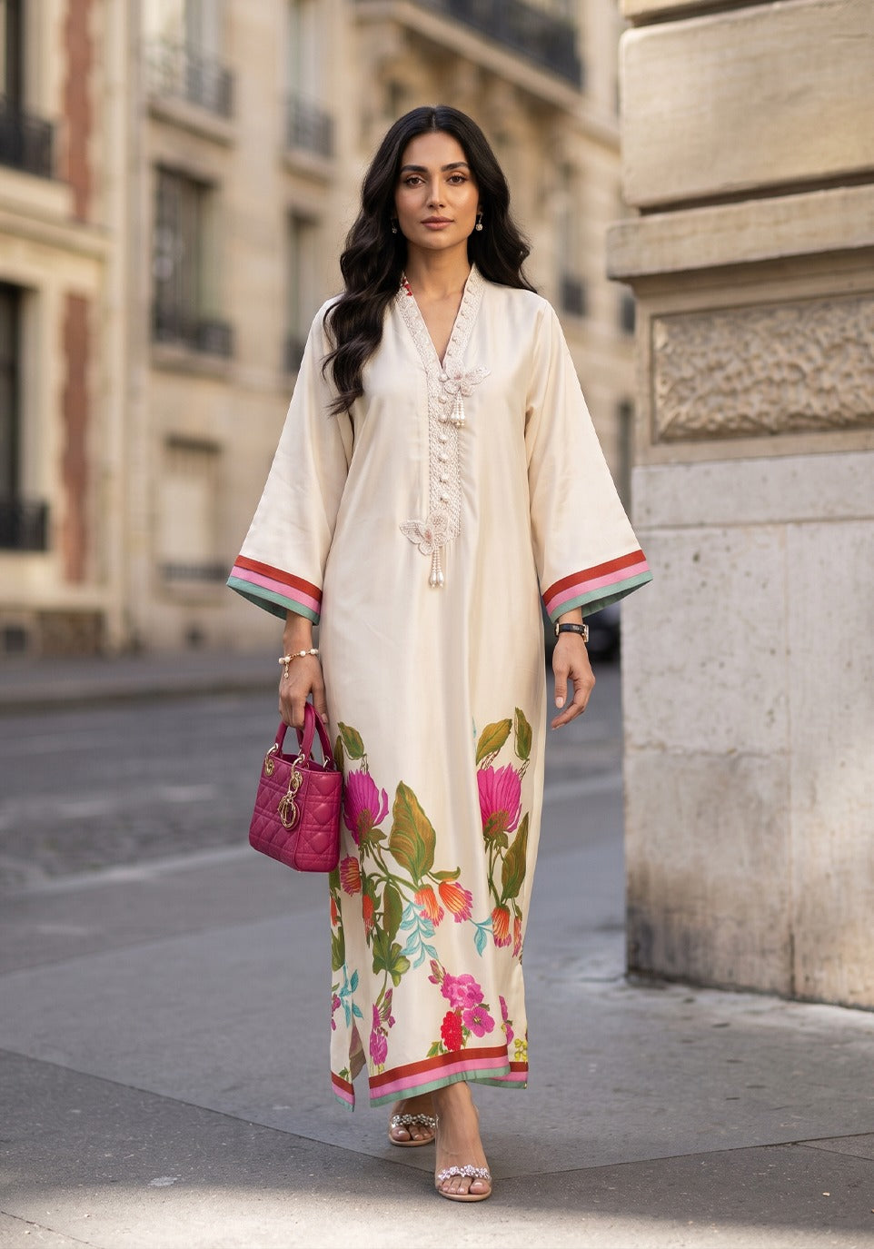 Zarqash | Silk Edit 26 | Jardin Eclat by Zarqash - Designer Dress  - Type : Ladies Clothes - Available at Libayah - 100% Original 