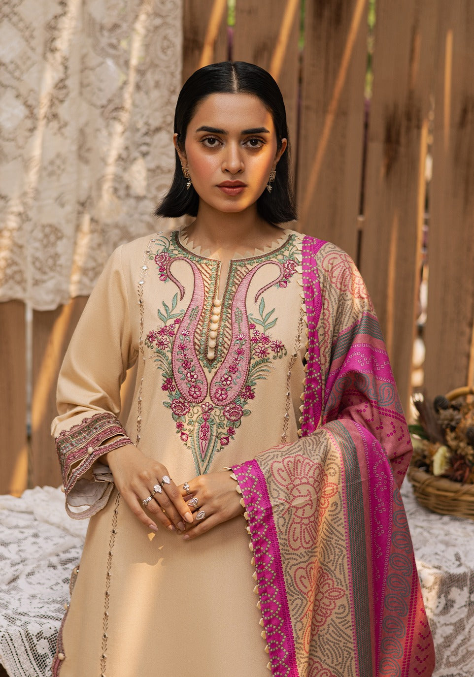 Zarqash | Kaya Casual Pret Fall 24 | ZQ 004 NAYA by Zarqash - Designer Dress - Type: Ladies Clothes - Available at Libayah - 100% Original