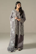 Cross Stitch | Chikankari Lawn 25 | WHISPER ASH by Cross Stitch - Designer Dress - Type: Ladies Clothes - Available at Libayah - 100% Original