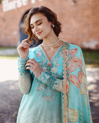 Mushq | Solace Ombre Chikankari | Whispered Dawn - by Libayah - Registered Vendor of : Mushq - 100% Original Designer Dress