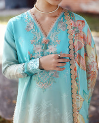 Mushq | Solace Ombre Chikankari | Whispered Dawn - by Libayah - Registered Vendor of : Mushq - 100% Original Designer Dress