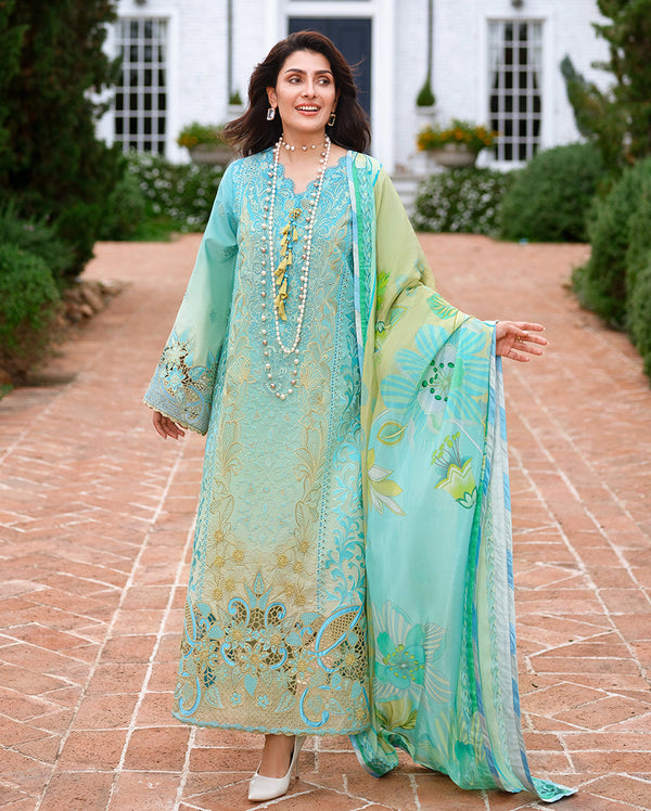 Mushq | Amoi Luxury Lawn | Whispering Winds - by Libayah - Registered Vendor of : Mushq - 100% Original Designer Dress