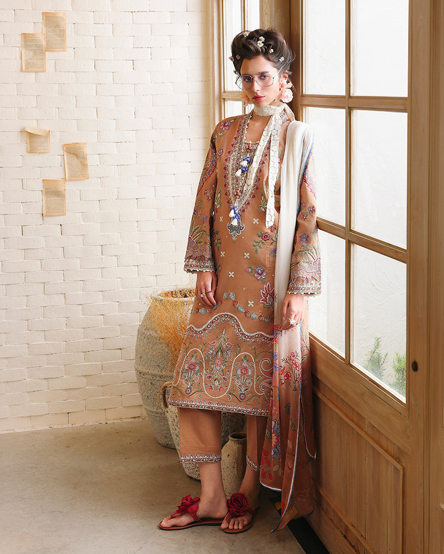 Mushq | The Secret Garden Lawn | Wild Bloom by Mushq - Designer Dress  - Type : Ladies Clothes - Available at Libayah - 100% Original 