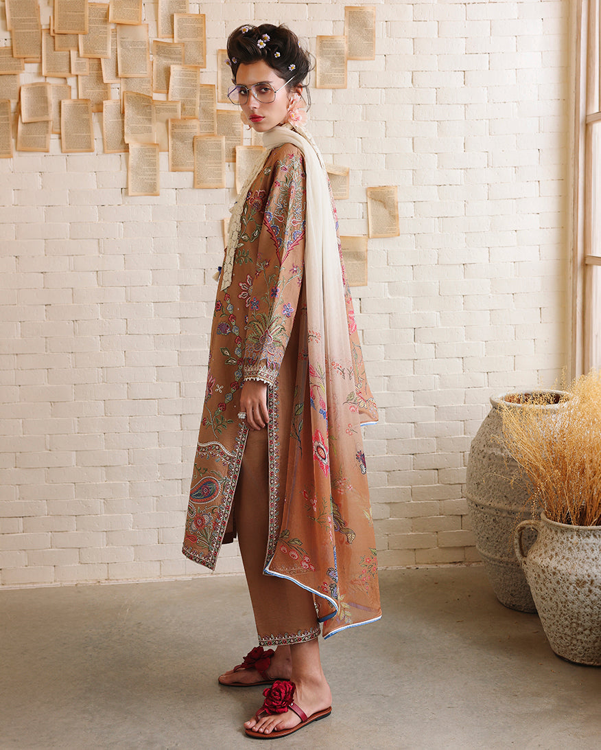 Mushq | The Secret Garden Lawn | Wild Bloom by Mushq - Designer Dress  - Type : Ladies Clothes - Available at Libayah - 100% Original 