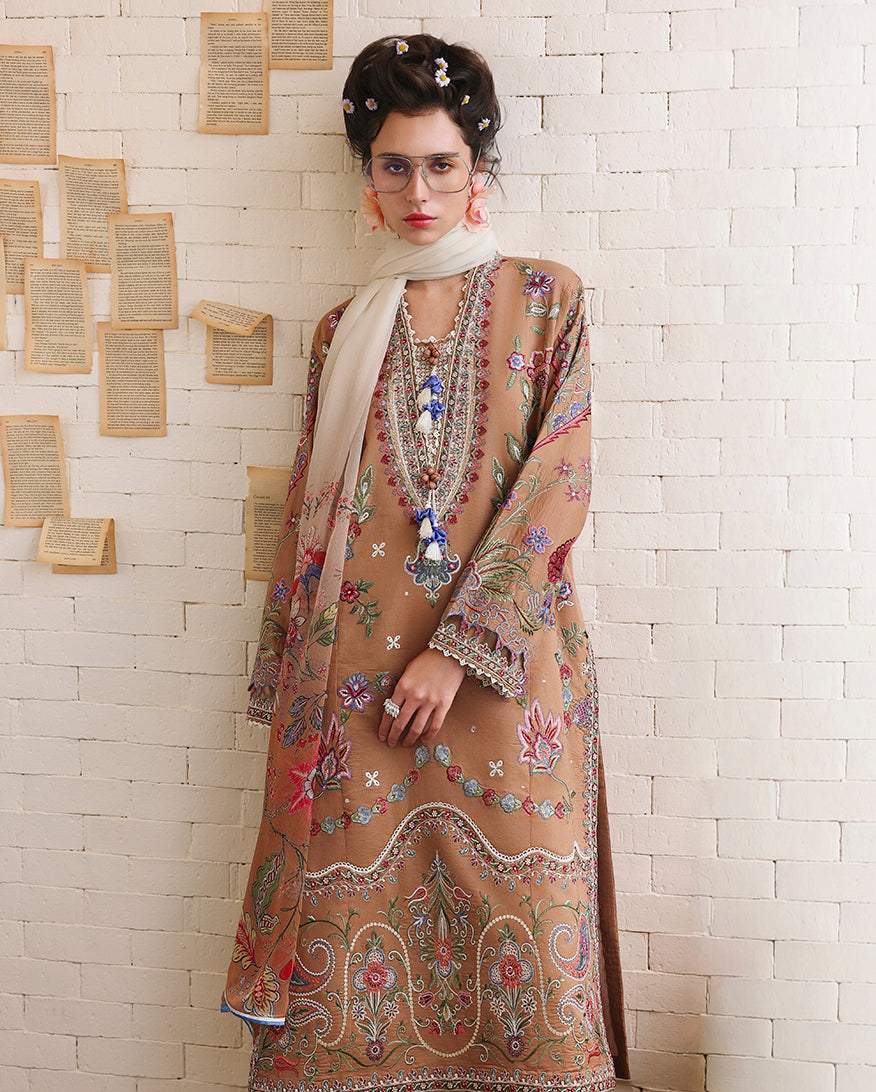 Mushq | The Secret Garden Lawn | Wild Bloom by Mushq - Designer Dress  - Type : Ladies Clothes - Available at Libayah - 100% Original 