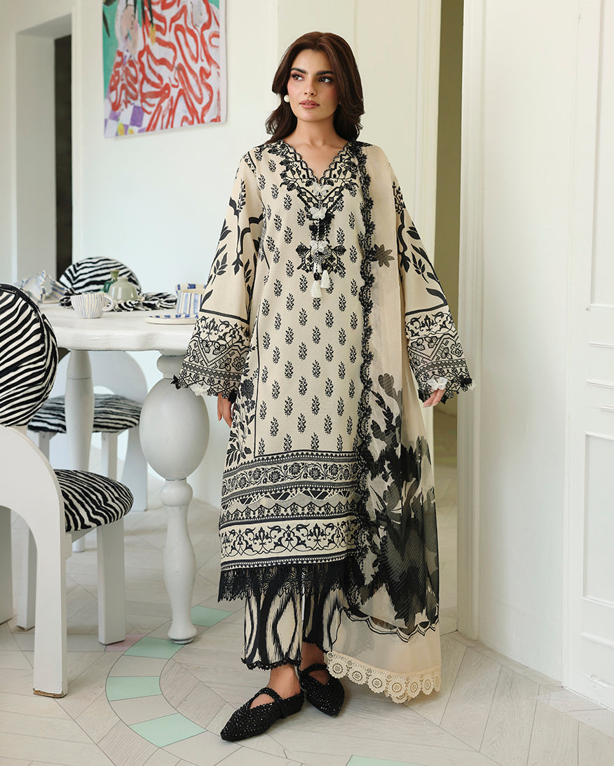 Roheenaz | Petals in Print | Willow Fleur by Roheenaz - Designer Dress  - Type : Ladies Clothes - Available at Libayah - 100% Original 