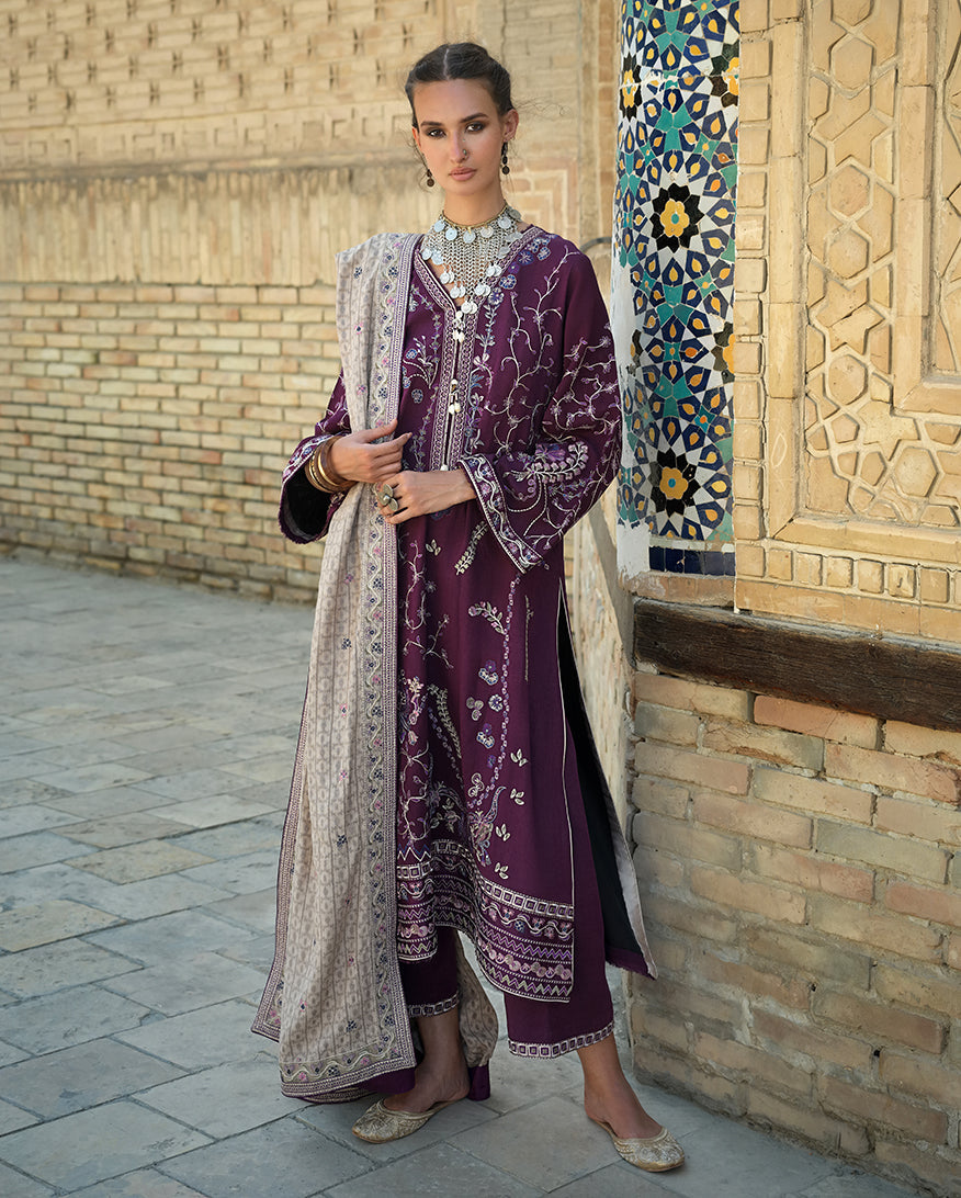 Mushq | Bukhara Winter Edit | Winter Caravan by Mushq - Designer Dress  - Type : Ladies Clothes - Available at Libayah - 100% Original 