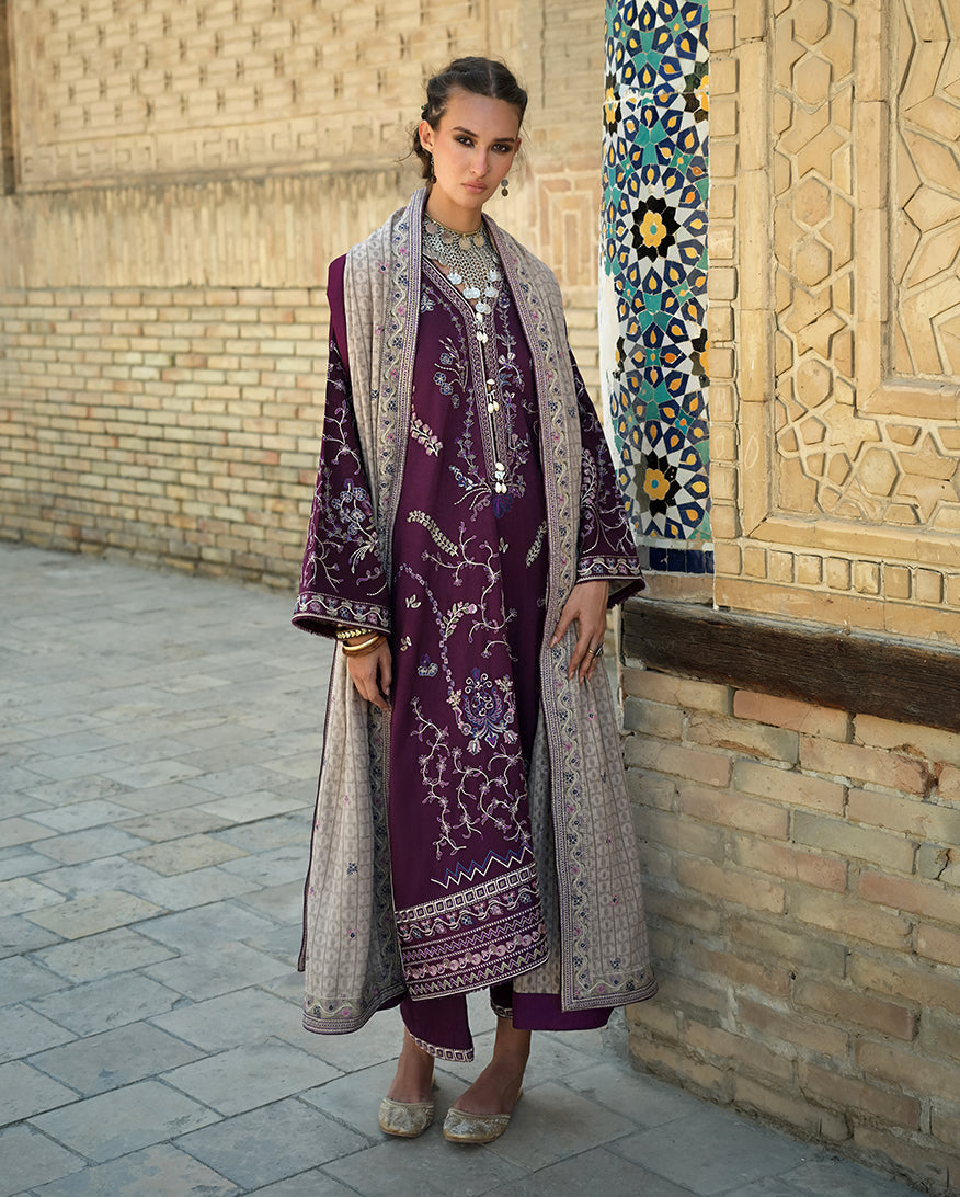 Mushq | Bukhara Winter Edit | Winter Caravan by Mushq - Designer Dress  - Type : Ladies Clothes - Available at Libayah - 100% Original 