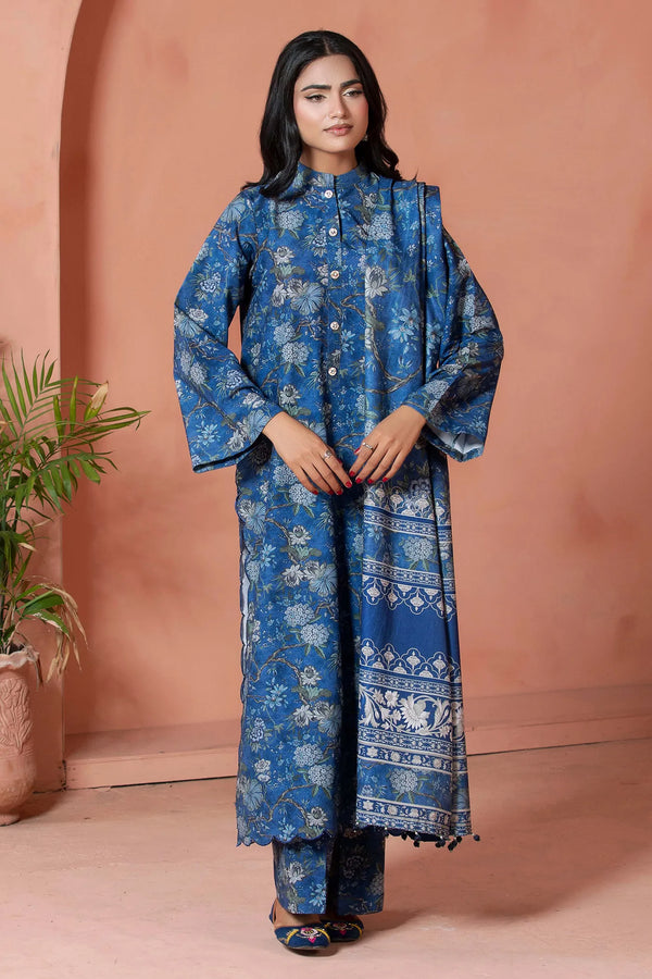 SLUB 7754 – authentic Pakistani dress from the Adans Libas Khaddar 25 collection for women in the UK