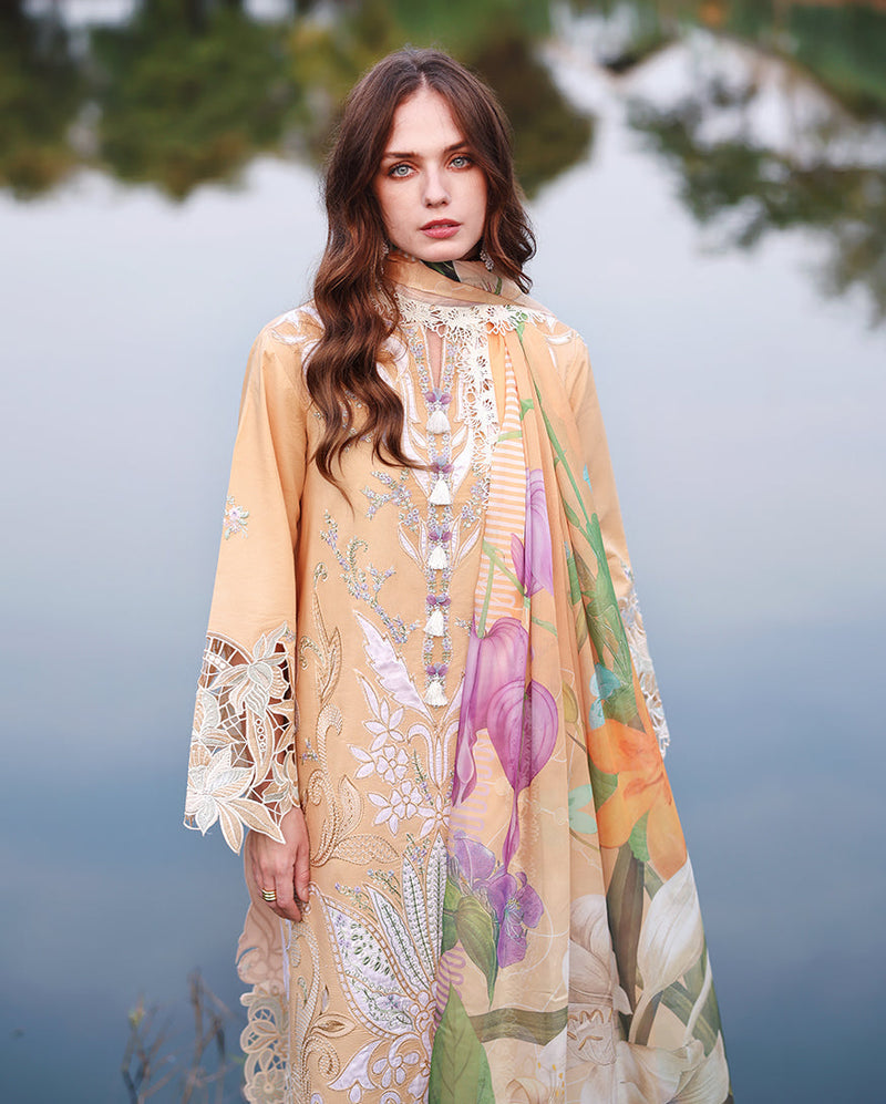 Mushq | The Secret Garden Lawn | Wisteria Veil by Mushq - Designer Dress  - Type : Ladies Clothes - Available at Libayah - 100% Original 