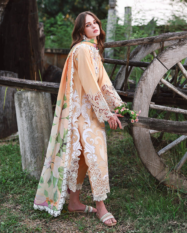 Mushq | The Secret Garden Lawn | Wisteria Veil by Mushq - Designer Dress  - Type : Ladies Clothes - Available at Libayah - 100% Original 