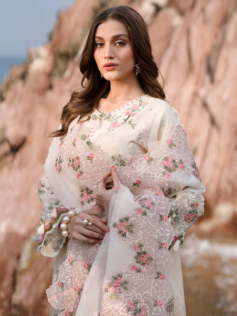 Mahnur | Sirena Luxury Lawn 25 | Wisteria by Mahnur - Designer Dress - Type: Ladies Clothes - Available at Libayah - 100% Original
