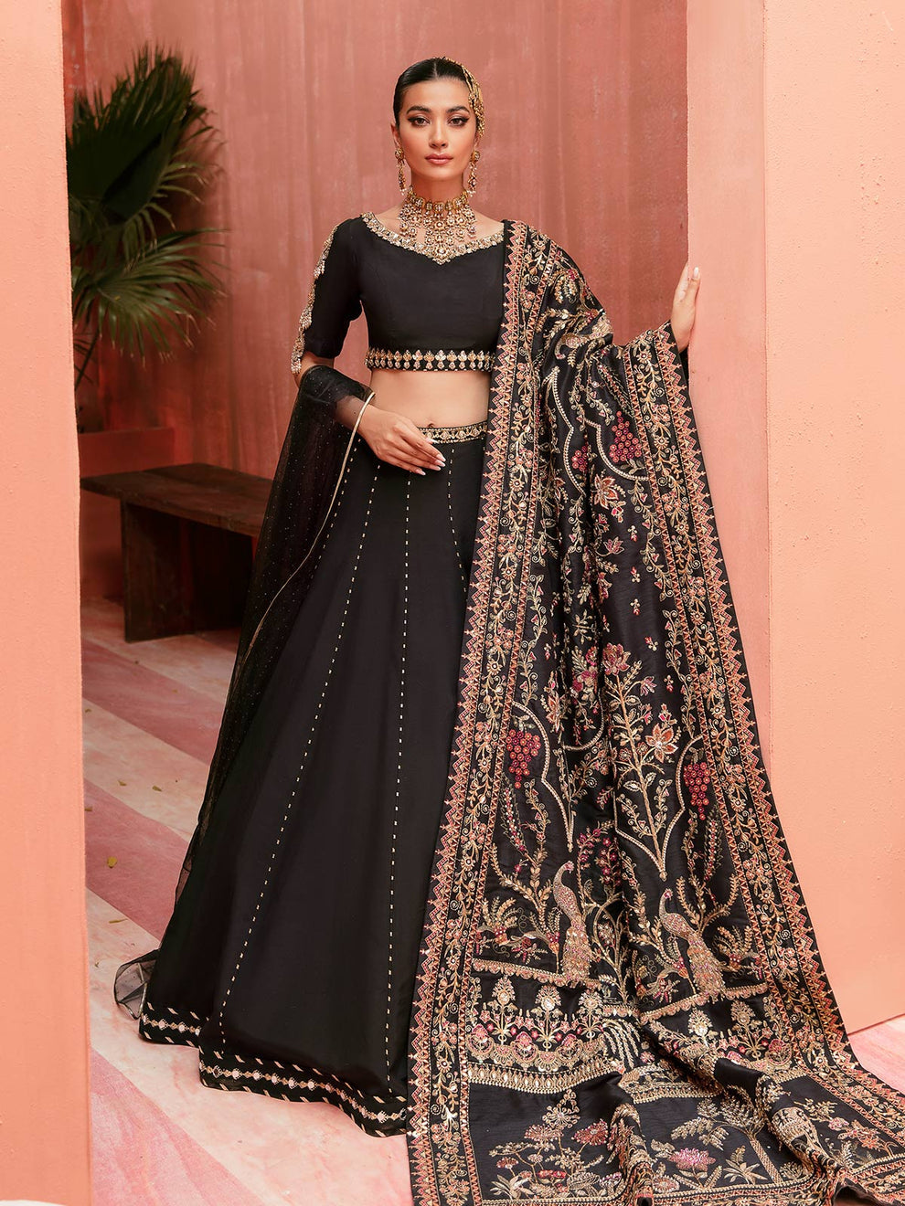 Gulaal | Wedding Formals | MAYAL GL-WS-22V1-32 (LEHNGA AND CHOLI) by Gulaal - Designer Dress - Type: Ladies Clothes - Available at Libayah - 100% Original