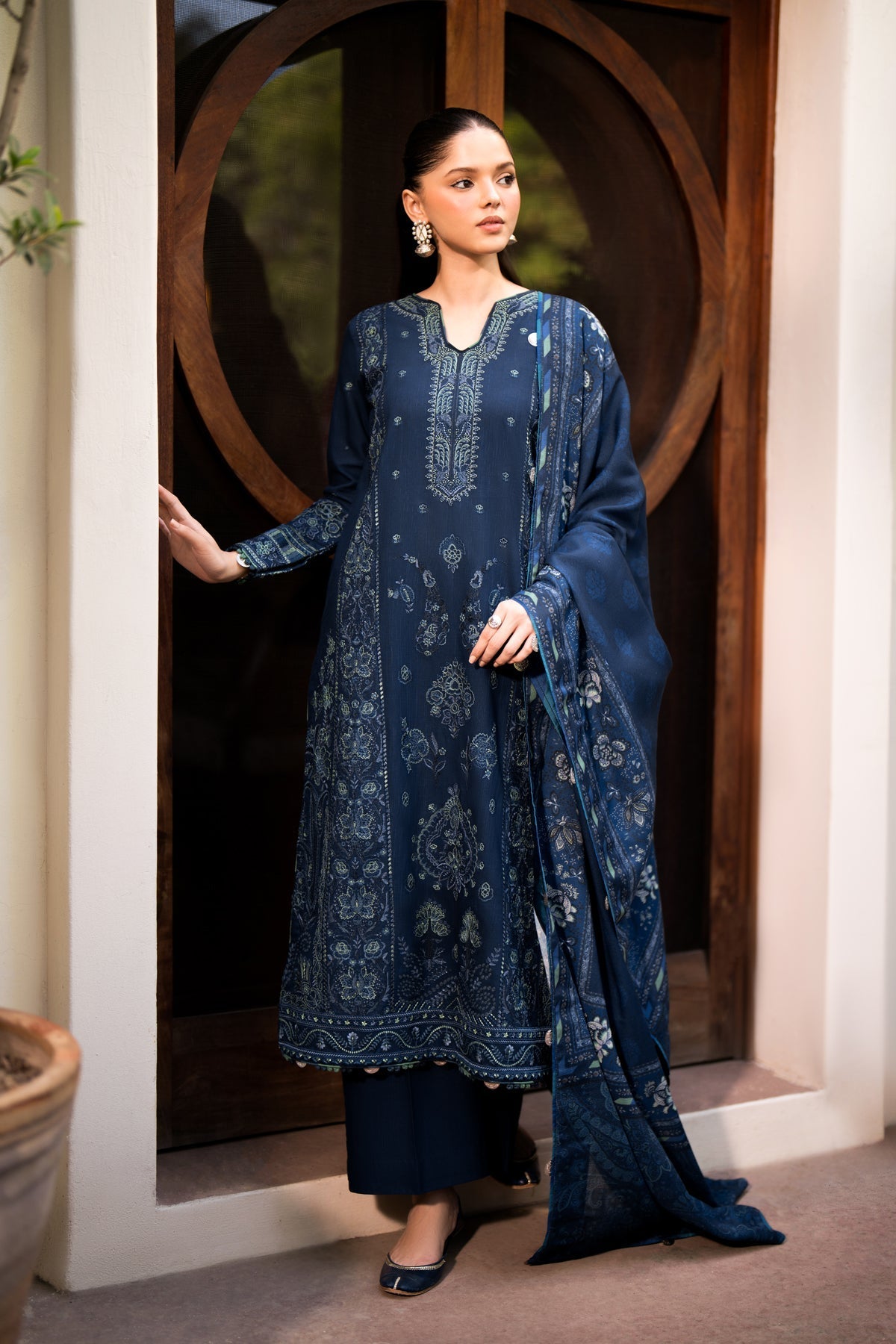 Xenia Formals | Dhoop Kinaray Winter Shawl 24 | NEELUM by Xenia Formals - Designer Dress - Type: Ladies Clothes - Available at Libayah - 100% Original