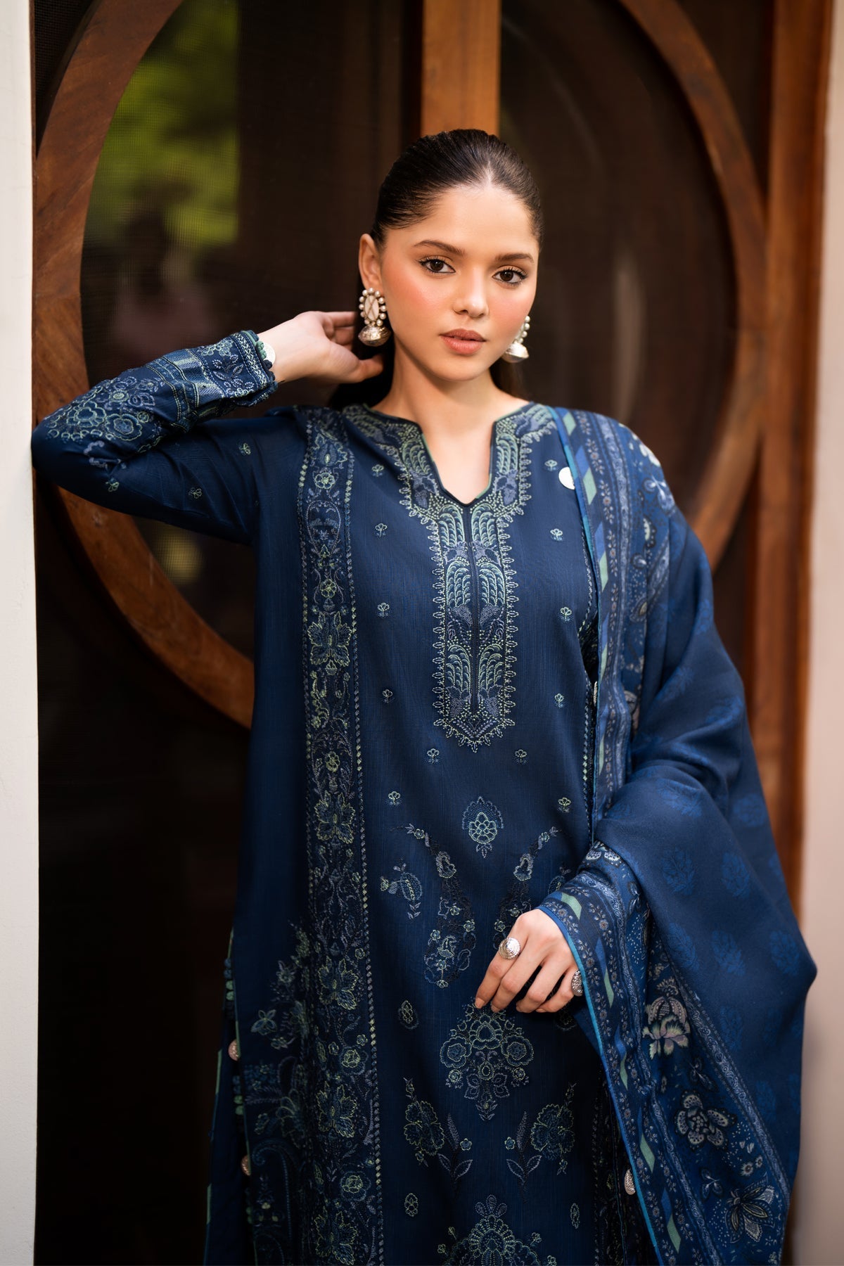 Xenia Formals | Dhoop Kinaray Winter Shawl 24 | NEELUM by Xenia Formals - Designer Dress - Type: Ladies Clothes - Available at Libayah - 100% Original