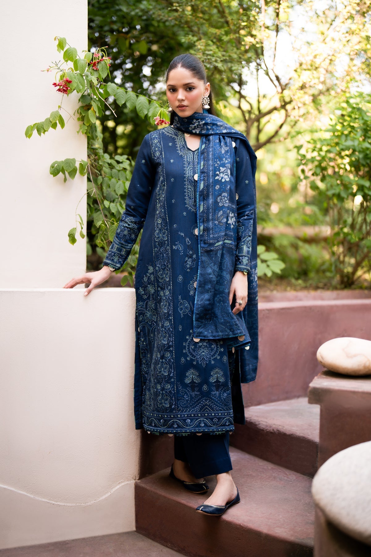 Xenia Formals | Dhoop Kinaray Winter Shawl 24 | NEELUM by Xenia Formals - Designer Dress - Type: Ladies Clothes - Available at Libayah - 100% Original