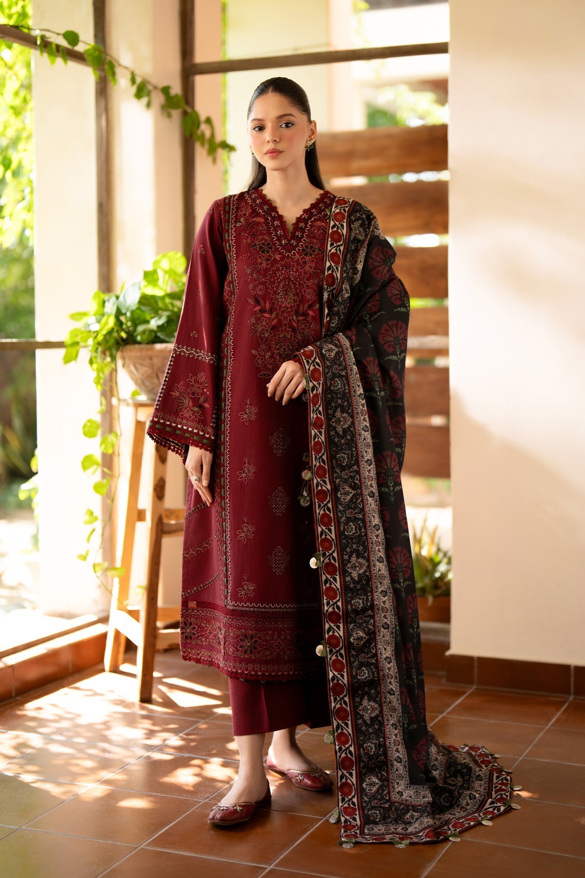 Xenia Formals | Dhoop Kinaray Winter Shawl 24 | SANDHURI by Xenia Formal - Designer Dress - Type: Ladies Clothes - Available at Libayah - 100% Original