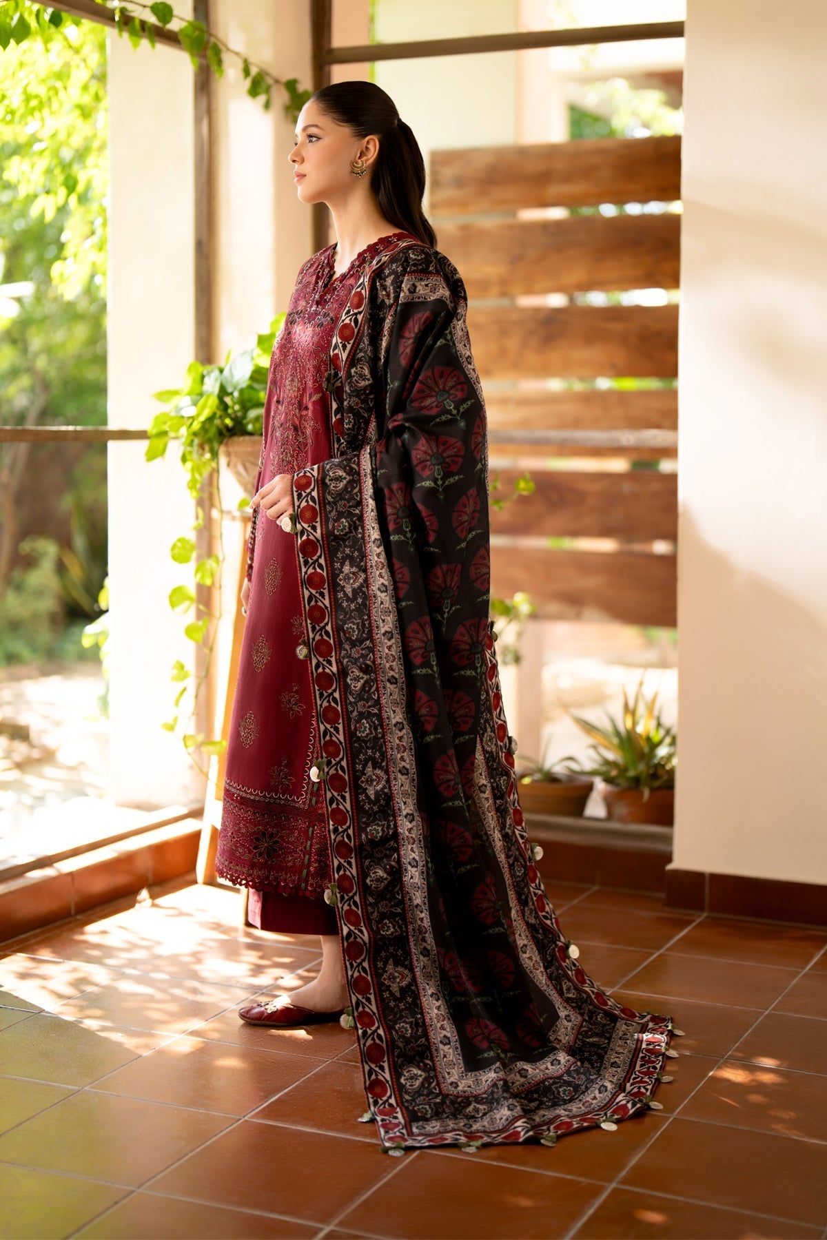 Xenia Formals | Dhoop Kinaray Winter Shawl 24 | SANDHURI by Xenia Formal - Designer Dress - Type: Ladies Clothes - Available at Libayah - 100% Original