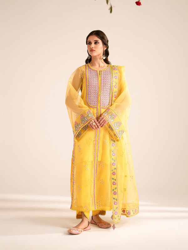 Fozia Khalid | Eid Edit 24 | Helin by Fozia Khalid - Designer Dress - Type: Ladies Clothes - Available at Libayah - 100% Original