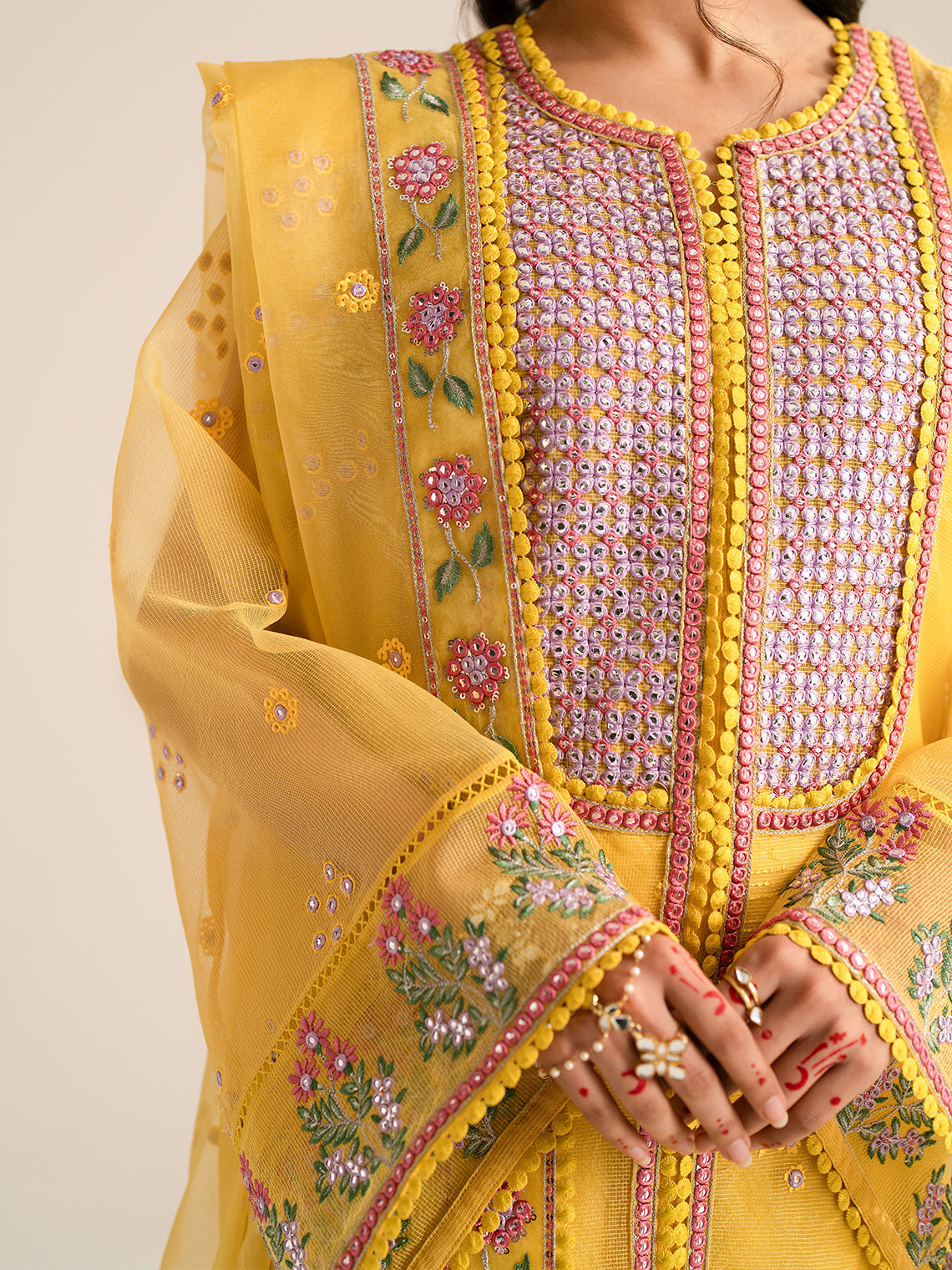 Fozia Khalid | Eid Edit 24 | Helin by Fozia Khalid - Designer Dress - Type: Ladies Clothes - Available at Libayah - 100% Original