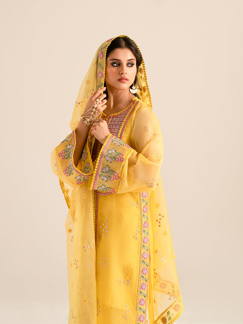 Fozia Khalid | Eid Edit 24 | Helin by Fozia Khalid - Designer Dress - Type: Ladies Clothes - Available at Libayah - 100% Original