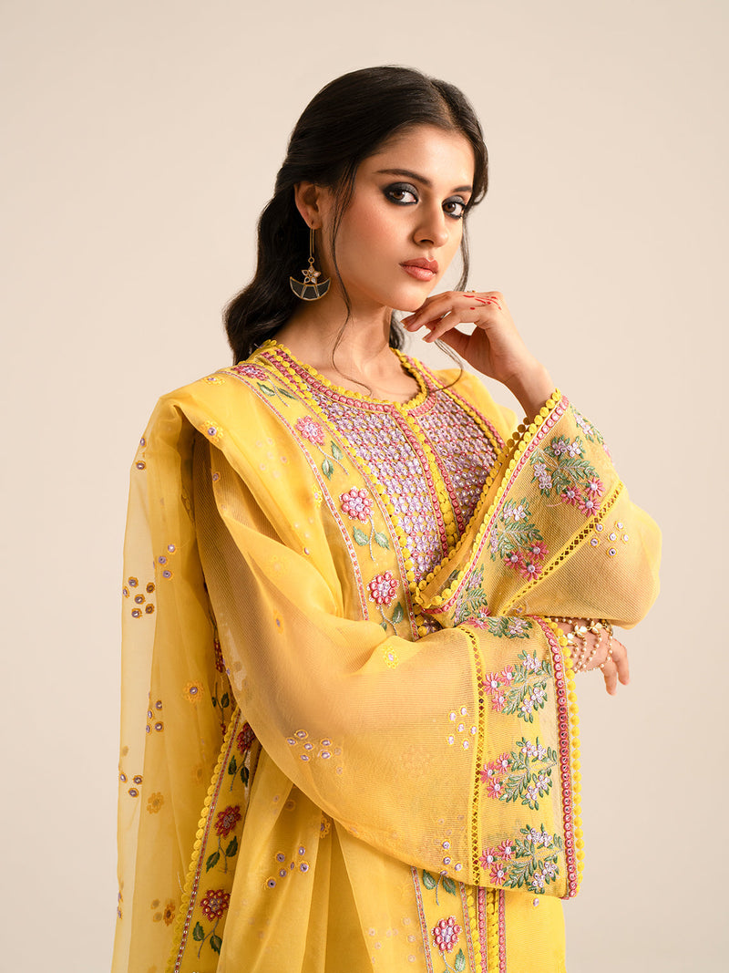 Fozia Khalid | Eid Edit 24 | Helin by Fozia Khalid - Designer Dress - Type: Ladies Clothes - Available at Libayah - 100% Original