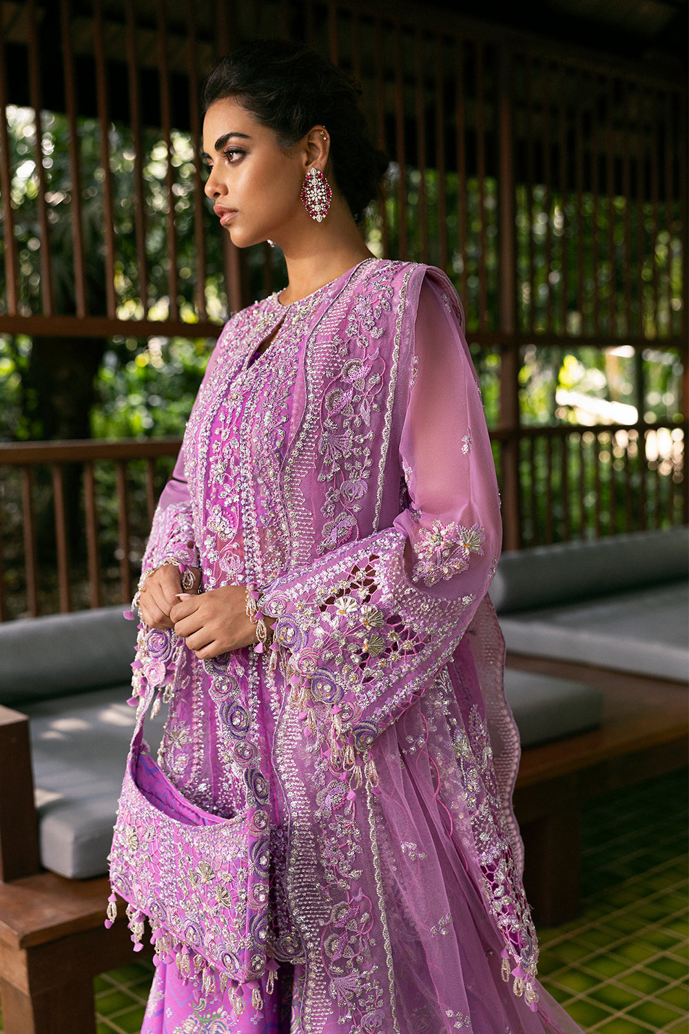 LIYANA-SRF25-07 – authentic Pakistani wedding dress from the Saira Rizwan Wedding 2025 bridal collection for women in the UK.