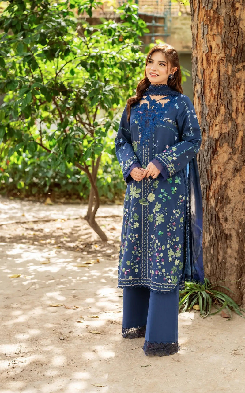 Asifa and Nabeel | Yakin Summer 25 | Moonlit Garden-(YKL25-08) by Asifa and Nabeel - Designer Dress - Type: Ladies Clothes - Available at Libayah - 100% Original